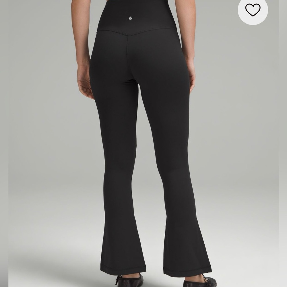 Lulu align high rise mini flare pant - short